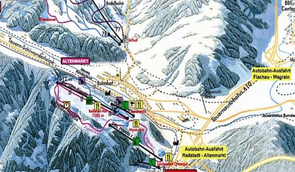 Eben-im-Pongau-Ski-amade Piste Map