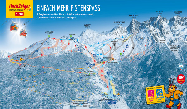 Hochzeiger-Jerzens-im-Pitztal Pistenplan