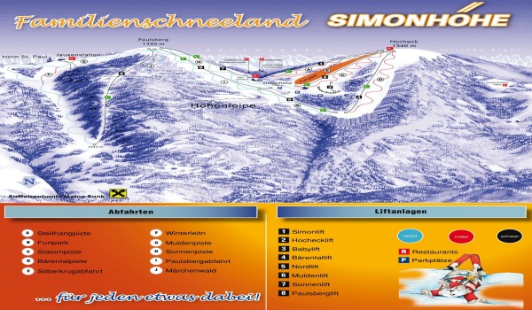 Simonhohe Piste Map