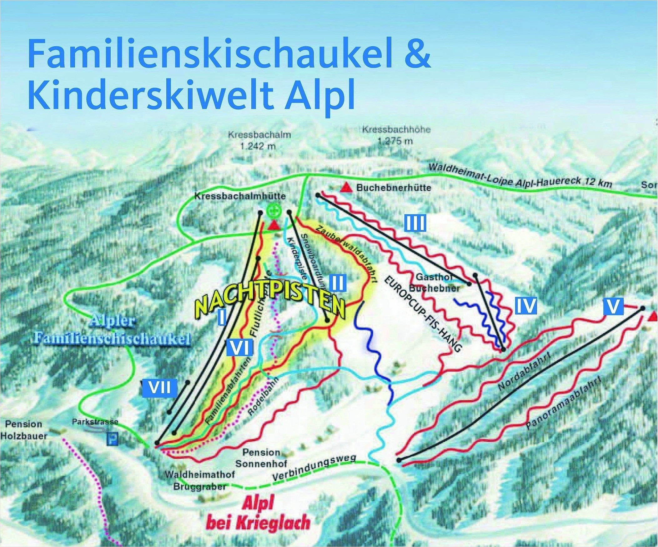 Alpl Piste Map